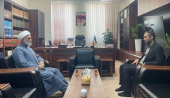 دیدار صمیمی سرپرست مرکز آموزش علمی کاربردی کیش با امام جمعه کیش