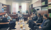 نشست صمیمی مدیران دانشگاه جامع علمی کاربردی با امام جمعه کیش