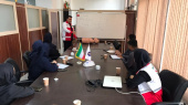 توسط کانون دانشجویی هلال احمر برگزار شد: آموزش اصول کمک های اولیه به همکاران مرکز کیش